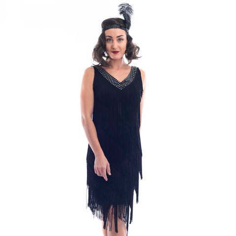 Fringe Flapper Dress | 1920s Fringe ...